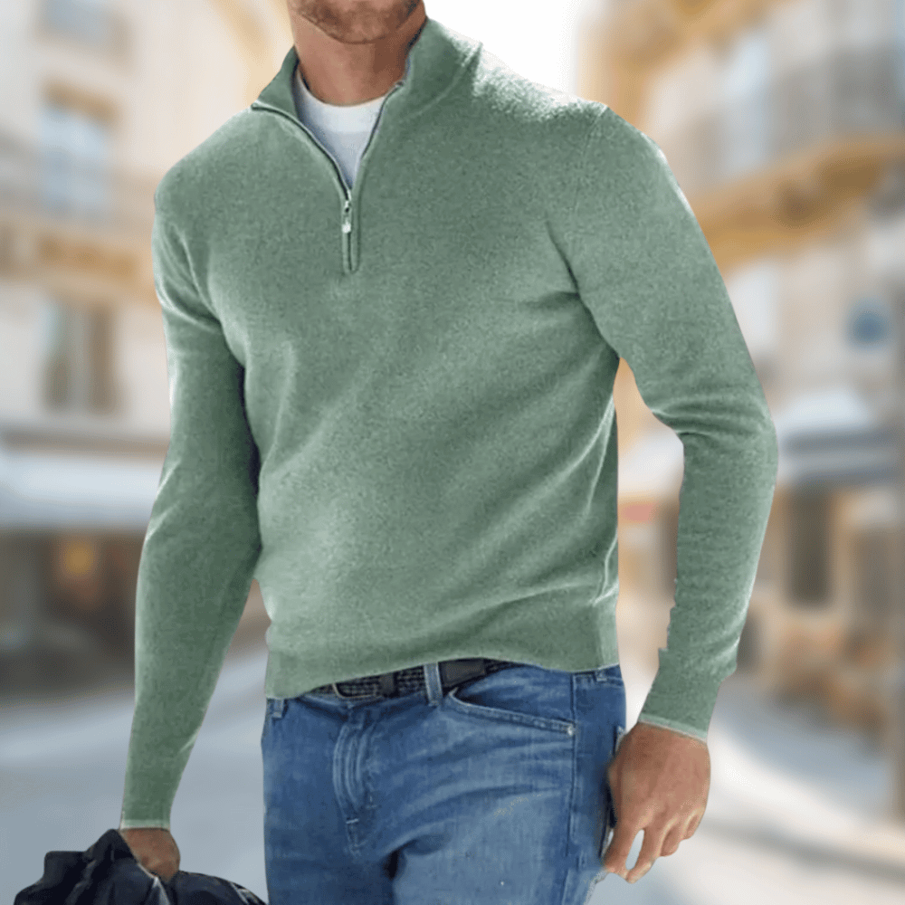 Pull-over zippé pour homme 3
