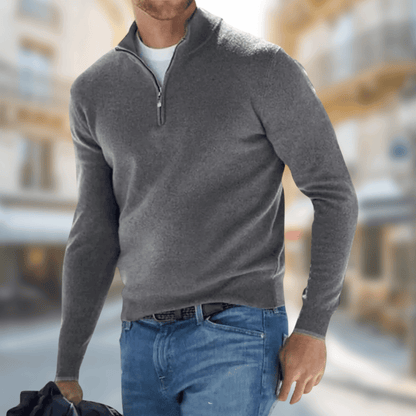 Pull-over zippé pour homme 5