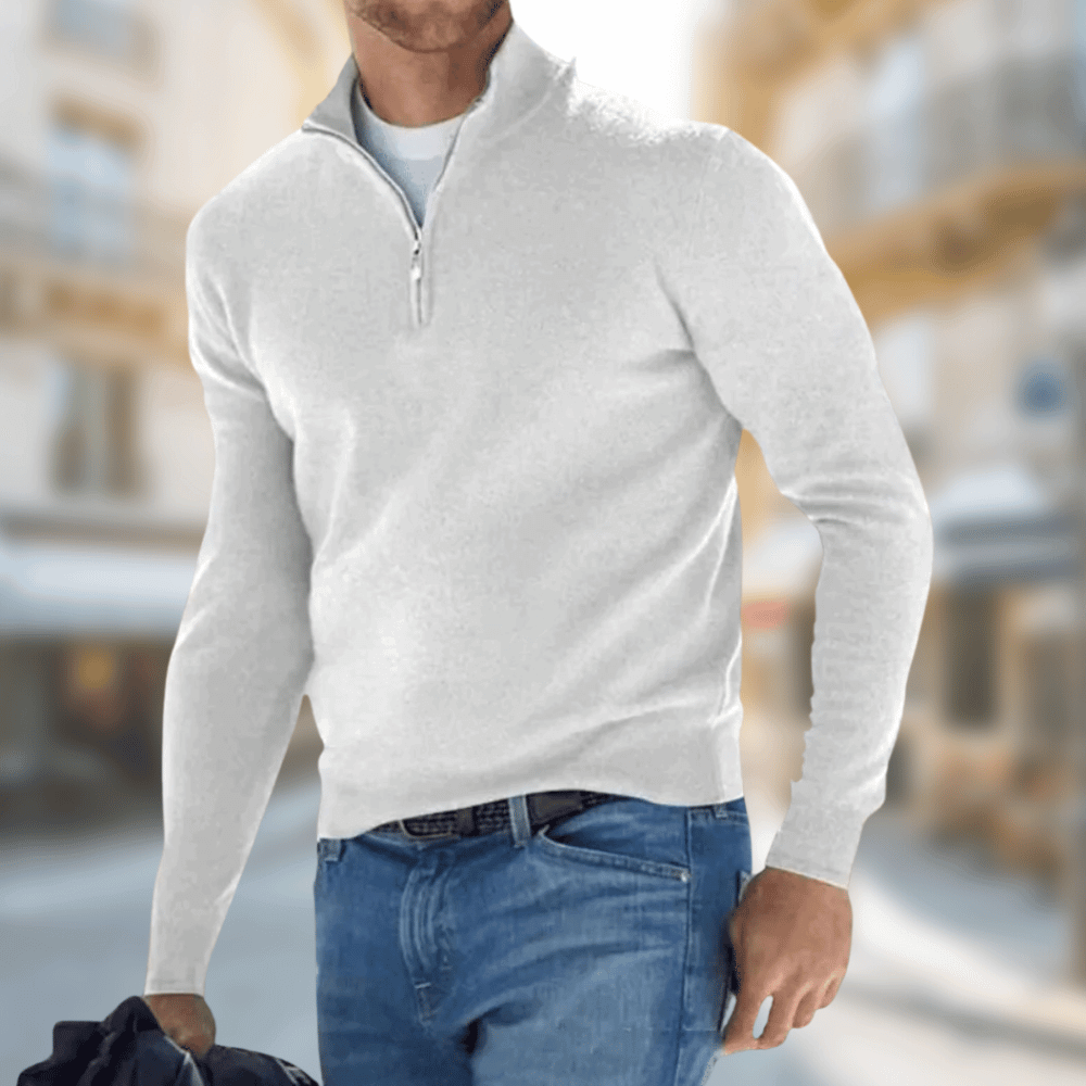 Pull-over zippé pour homme 6