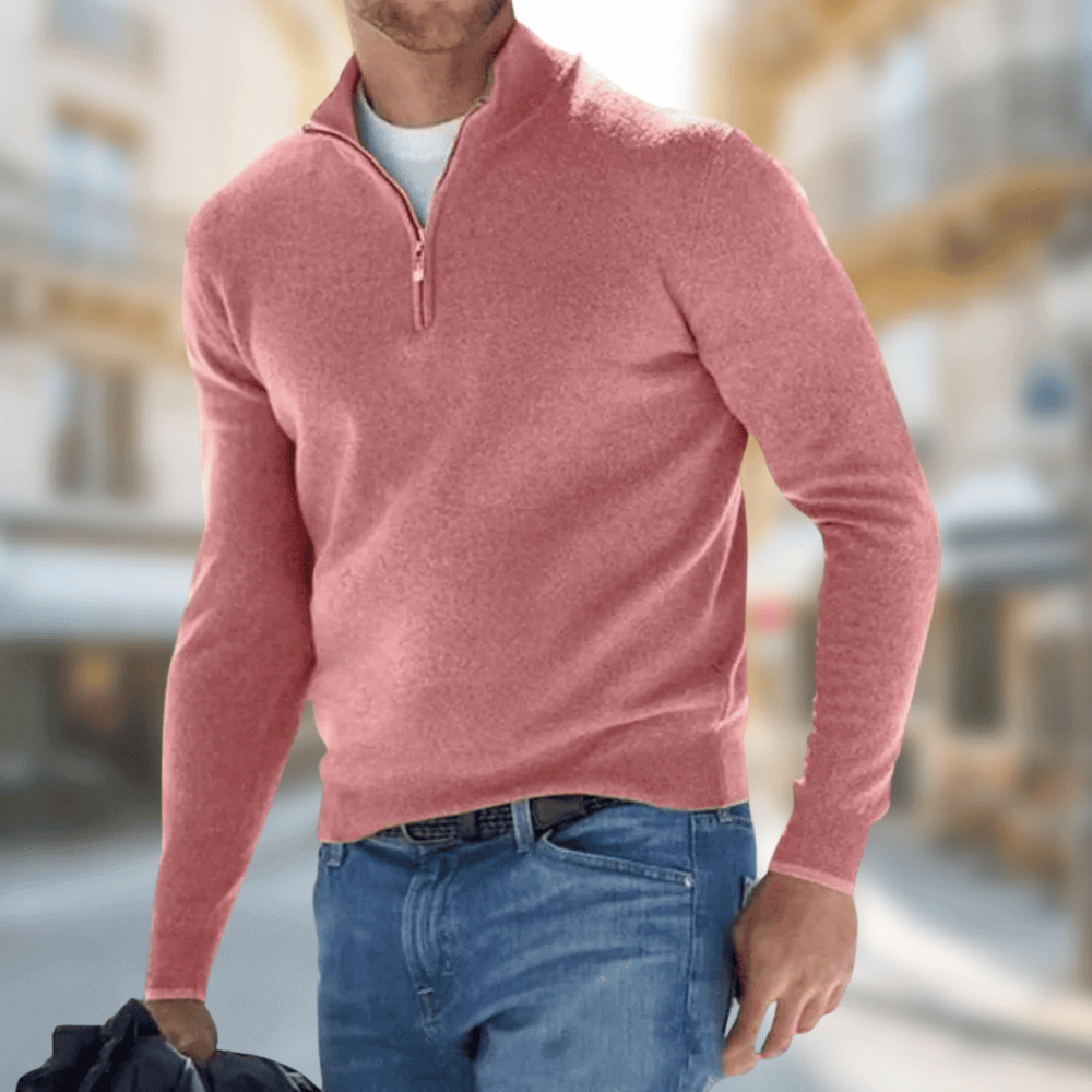 Pull-over zippé pour homme 7