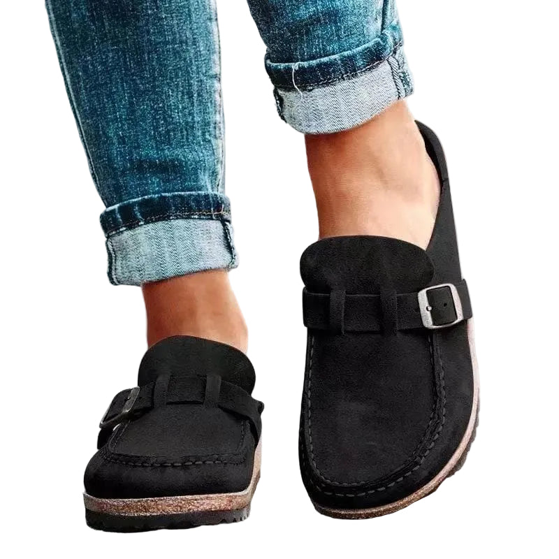 Mocassins Femme À Enfiler À Boucle-Gigié