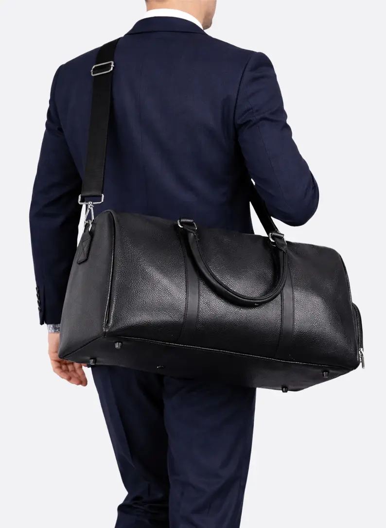Sac de sport texturé pour homme avec poignées supérieures 2