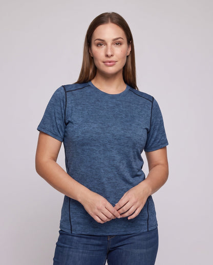 T-shirt femme à manches courtes et col rond 7
