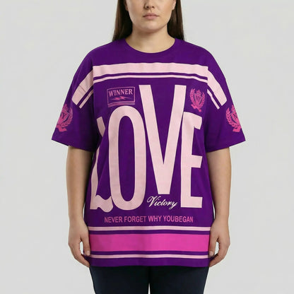 T-shirt oversize à imprimé graphique pour femme 5