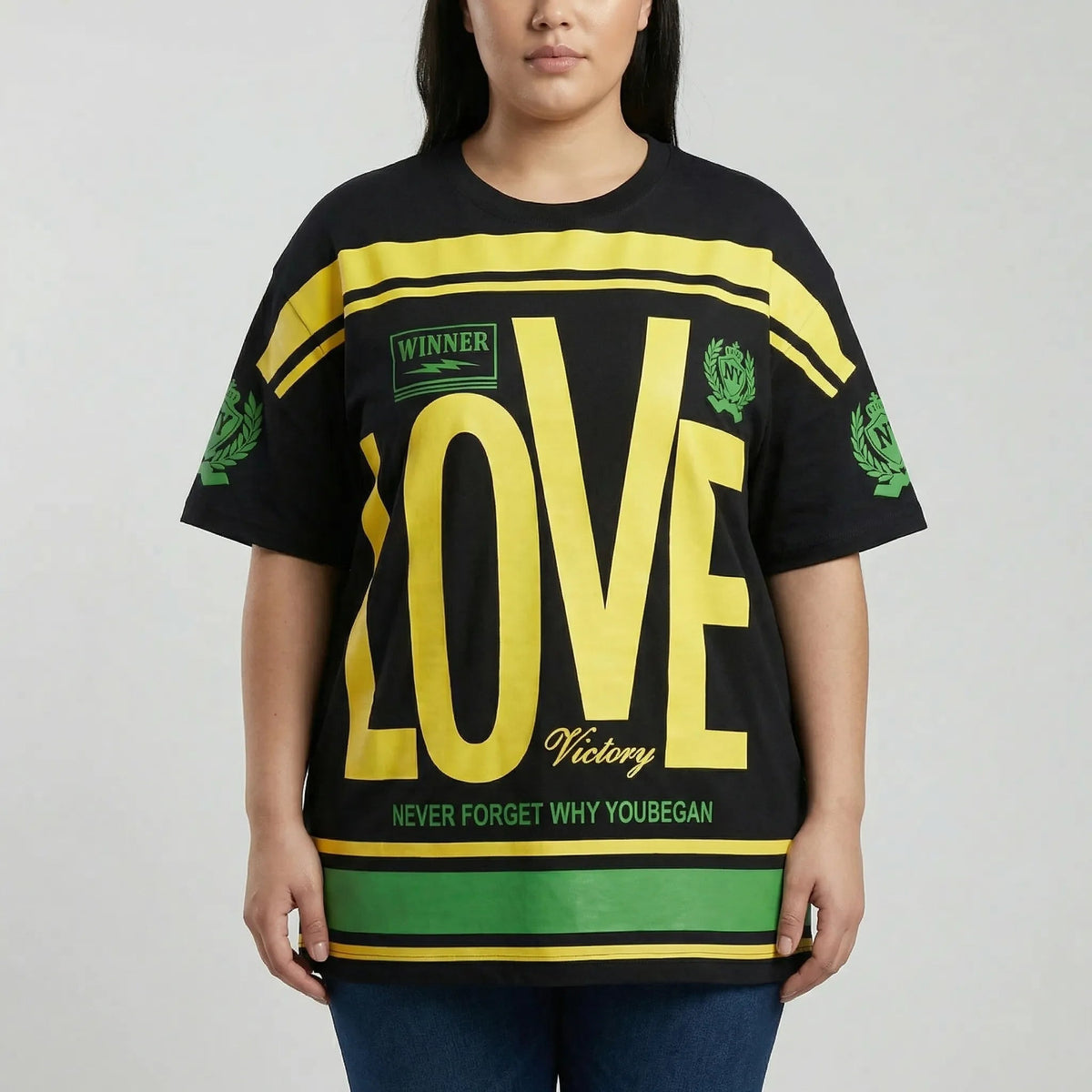 T-shirt oversize à imprimé graphique pour femme 7
