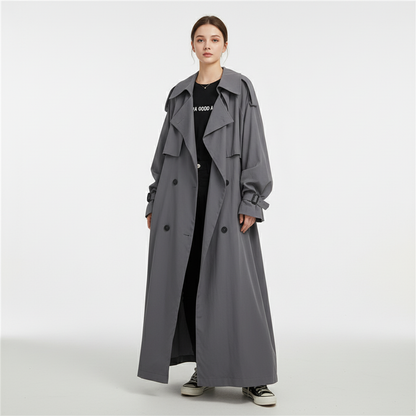 Trench-coat long oversize pour femme 2