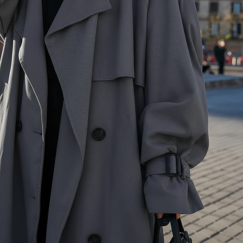 Trench-coat long oversize pour femme 3