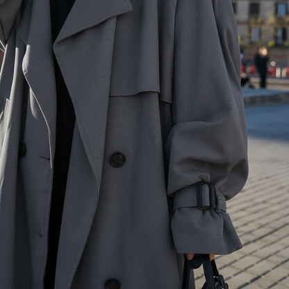 Trench-coat long oversize pour femme 3