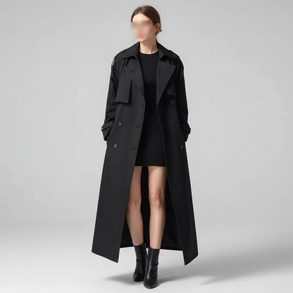 Trench-coat long oversize pour femme 6