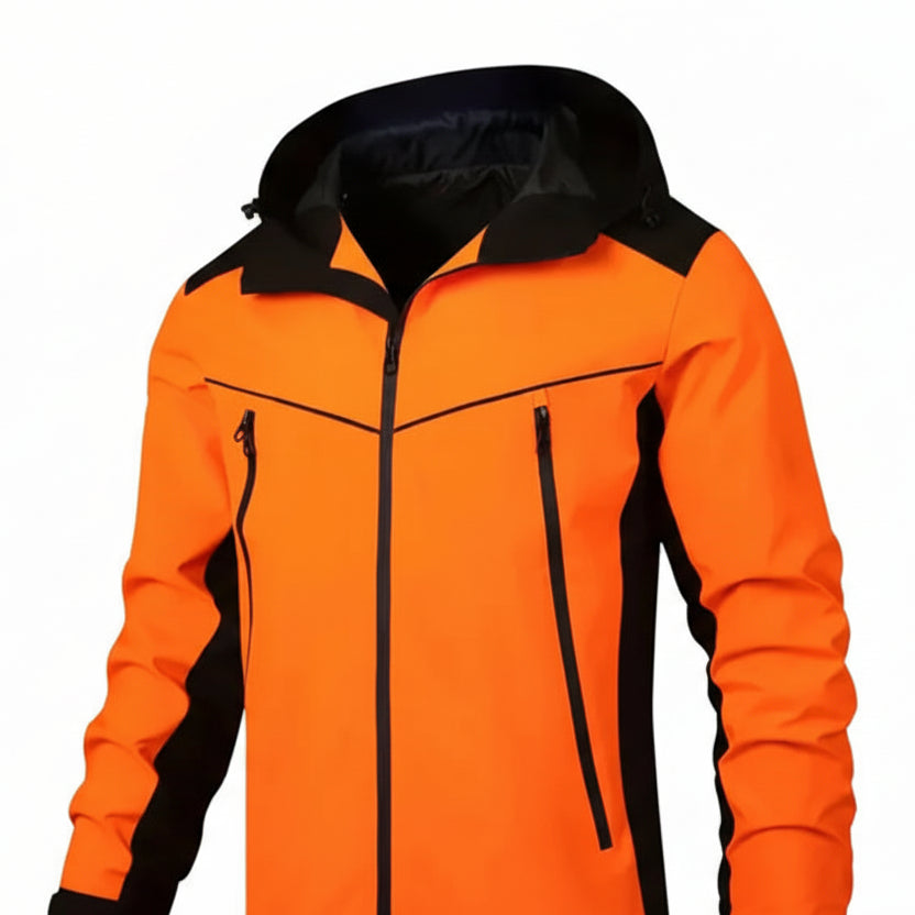Veste Réfléchissante Homme À Capuche Zippée-Gigié