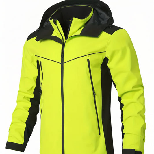 Veste Réfléchissante Homme À Capuche Zippée-Gigié
