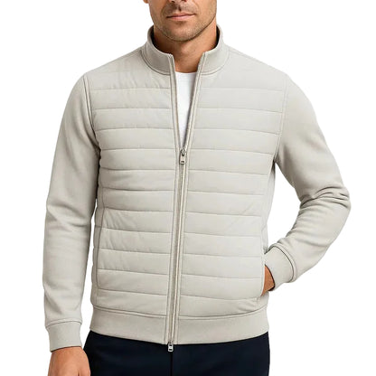 Veste Homme Matelassée Manches Tricotées-Gigié