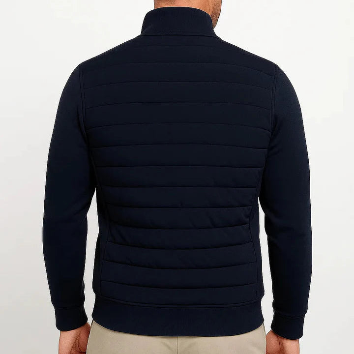 Veste Homme Matelassée Manches Tricotées-Gigié