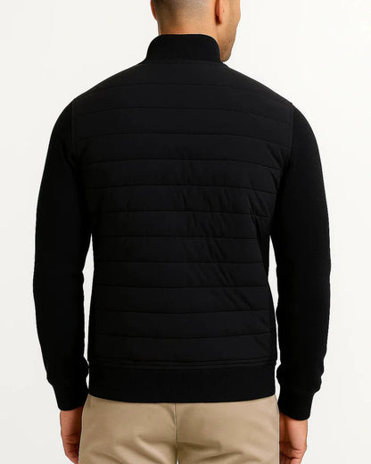 Veste Homme Matelassée Manches Tricotées-Gigié