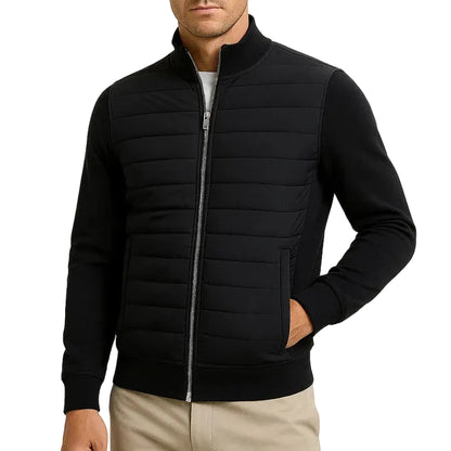 Veste Homme Matelassée Manches Tricotées-Gigié