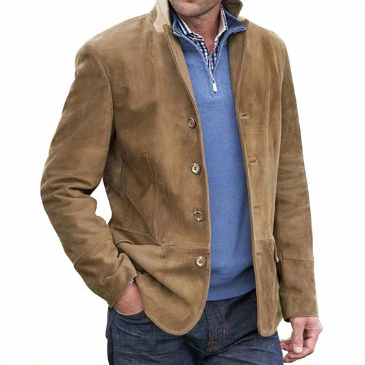 Veste Homme à Boutons à Silhouette Structurée