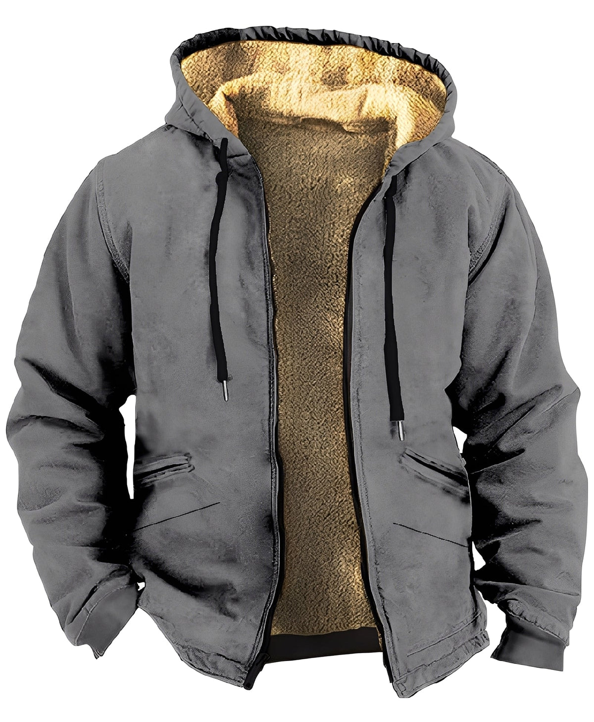 Veste à capuche pour homme avec motif géométrique 4