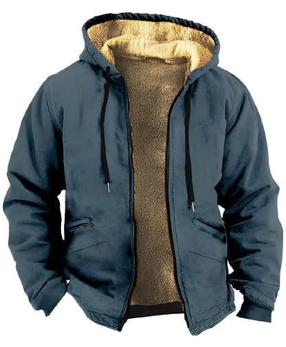 Veste à capuche pour homme avec motif géométrique 5