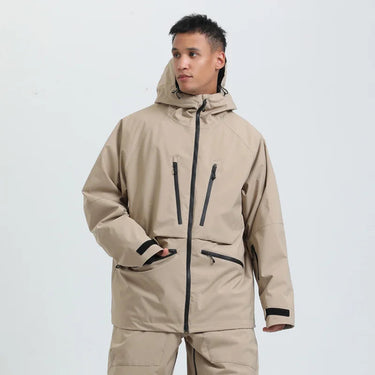 Veste à capuche unisexe avec poches zippées multiples 2