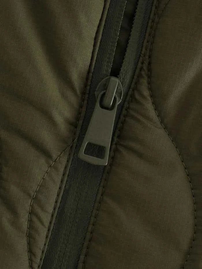 Veste cape matelassée pour femme avec col montant 6