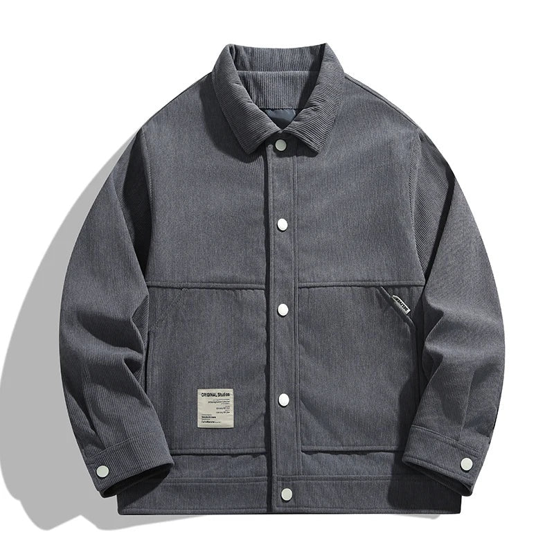 Veste chemise boutonnée pour femme avec poches plaquées 5