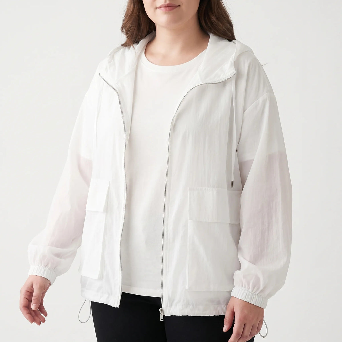 Veste de sport zippée à capuche pour femme 4