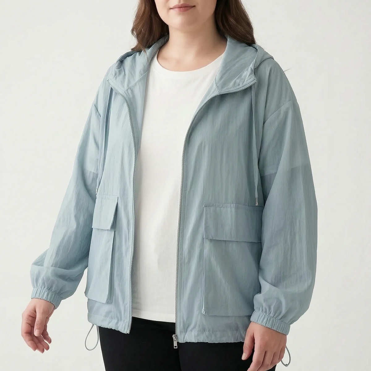 Veste de sport zippée à capuche pour femme 8