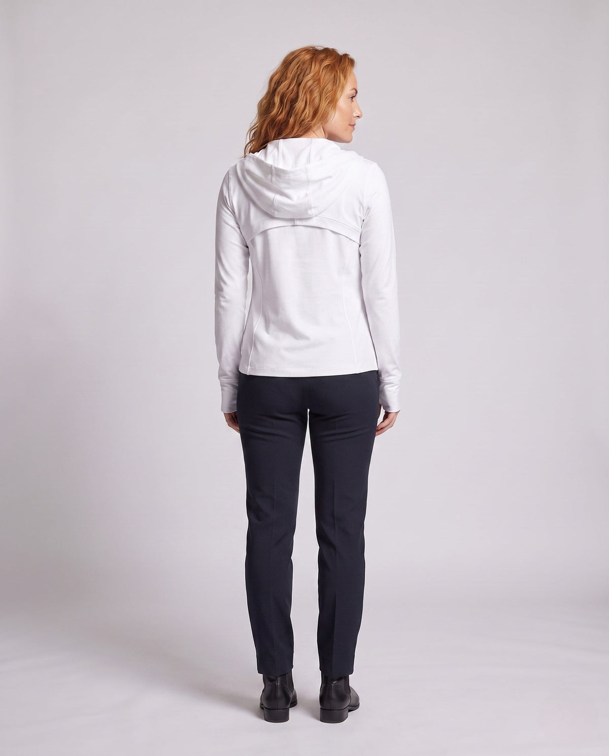Veste de survêtement zippée à capuche pour femme 12
