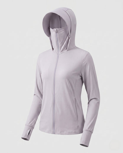 Veste de survêtement zippée à capuche pour femme 5