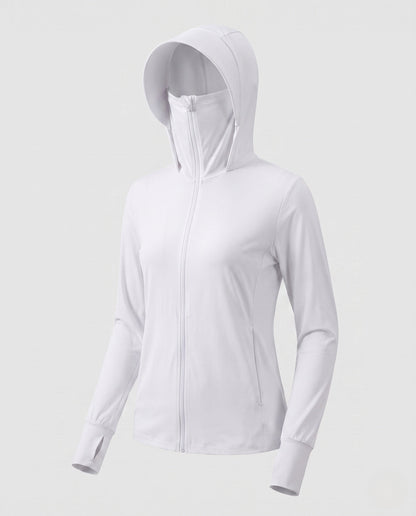 Veste de survêtement zippée à capuche pour femme 6