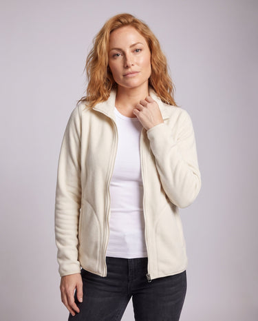 Veste en polaire pour femme avec col montant et fermeture éclair intégrale 2