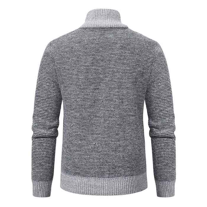 Veste hybride homme en maille et matelassée 6