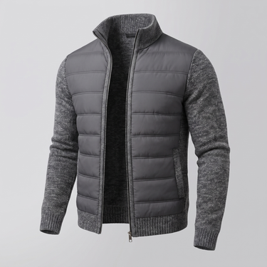 Veste hybride matelassée pour homme avec manches en tricot 2