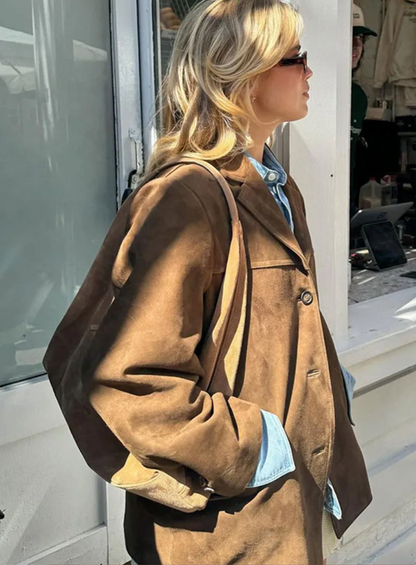 Veste pour femme avec col et boutons 2
