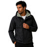 Veste utilitaire à capuche pour homme avec doublure contrastante 2