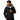 Veste utilitaire à capuche pour homme avec doublure contrastante 2