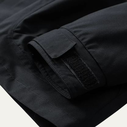 Veste utilitaire à capuche pour homme avec doublure contrastante 4