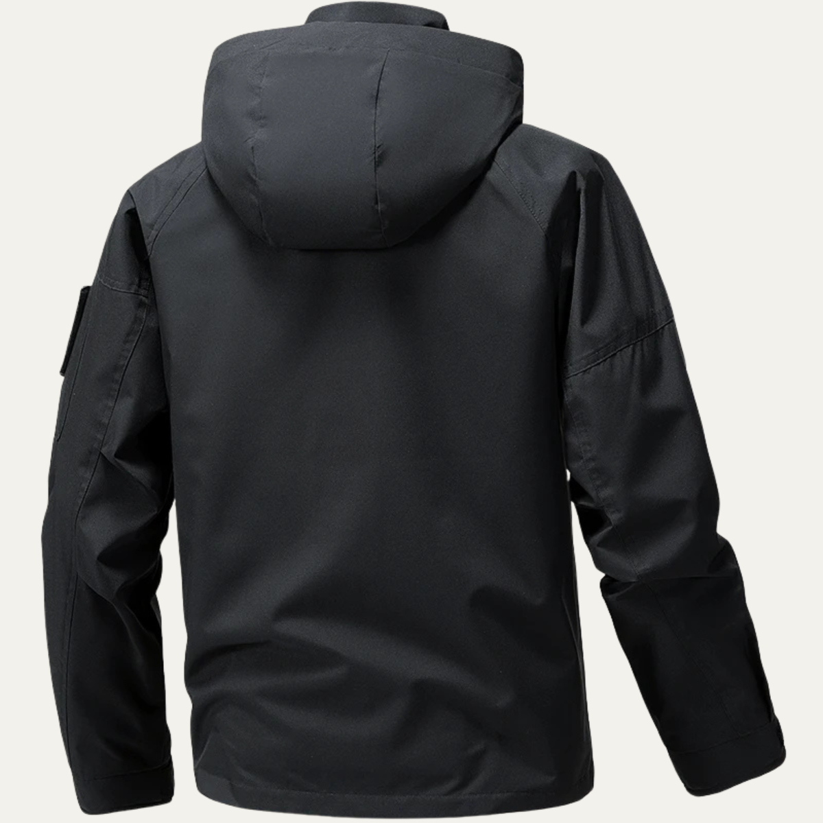 Veste utilitaire à capuche pour homme avec doublure contrastante 5