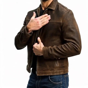 Veste zippée à col pour homme 2