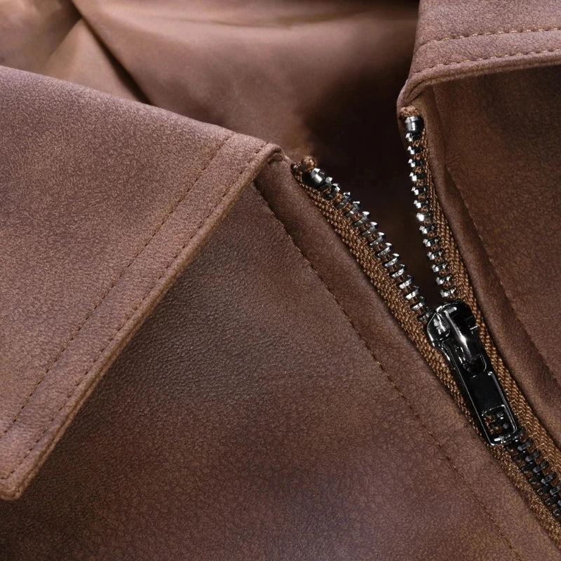 Veste zippée à col pour homme 3