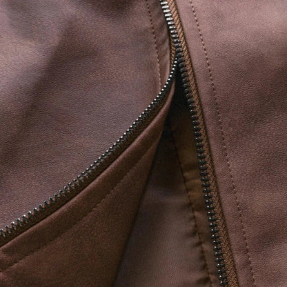 Veste zippée à col pour homme 4