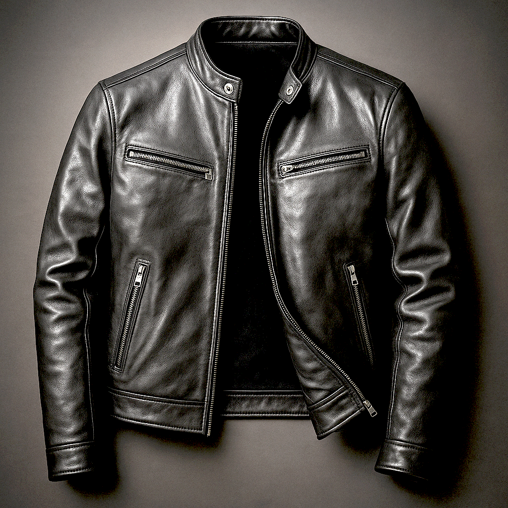 Veste zippée pour homme à col montant 2