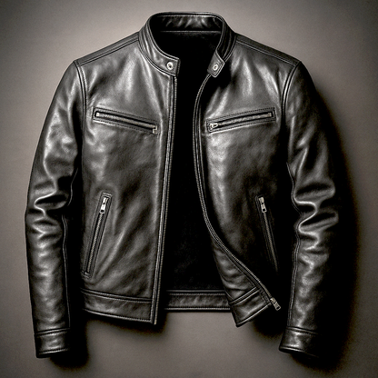 Veste zippée pour homme à col montant 2