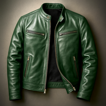 Veste zippée pour homme à col montant 3