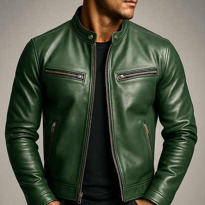 Veste zippée pour homme à col montant 7