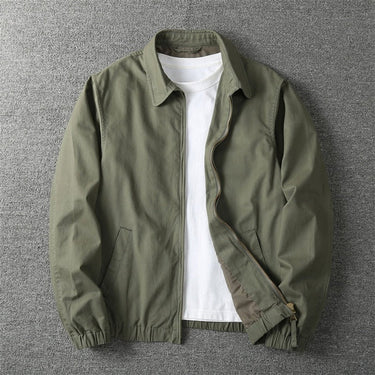 Veste zippée pour homme à col pointu 2