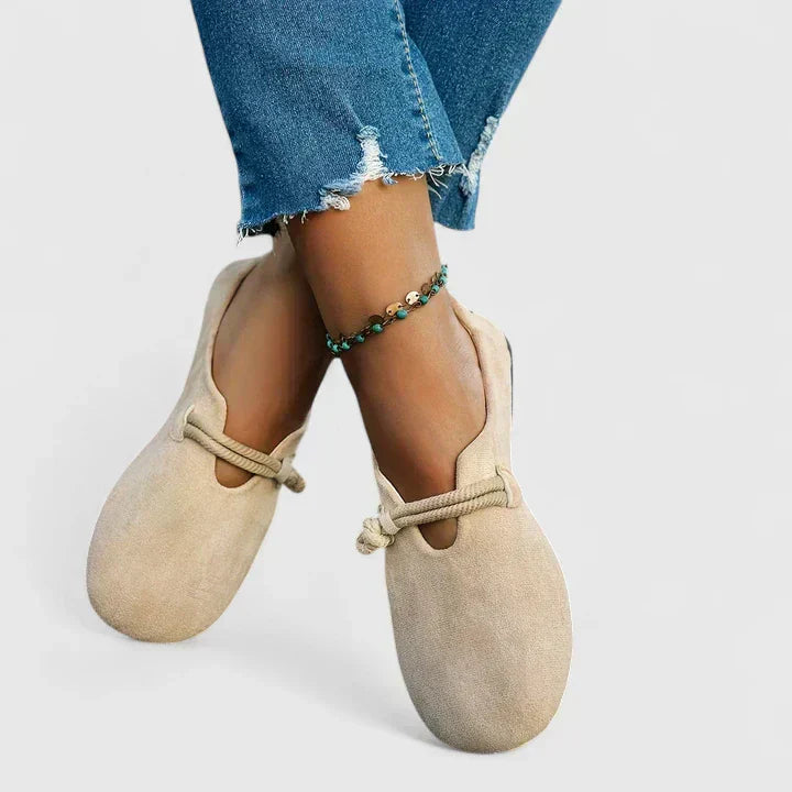Femme Chaussures Plates avec Bride et Structure Fermée