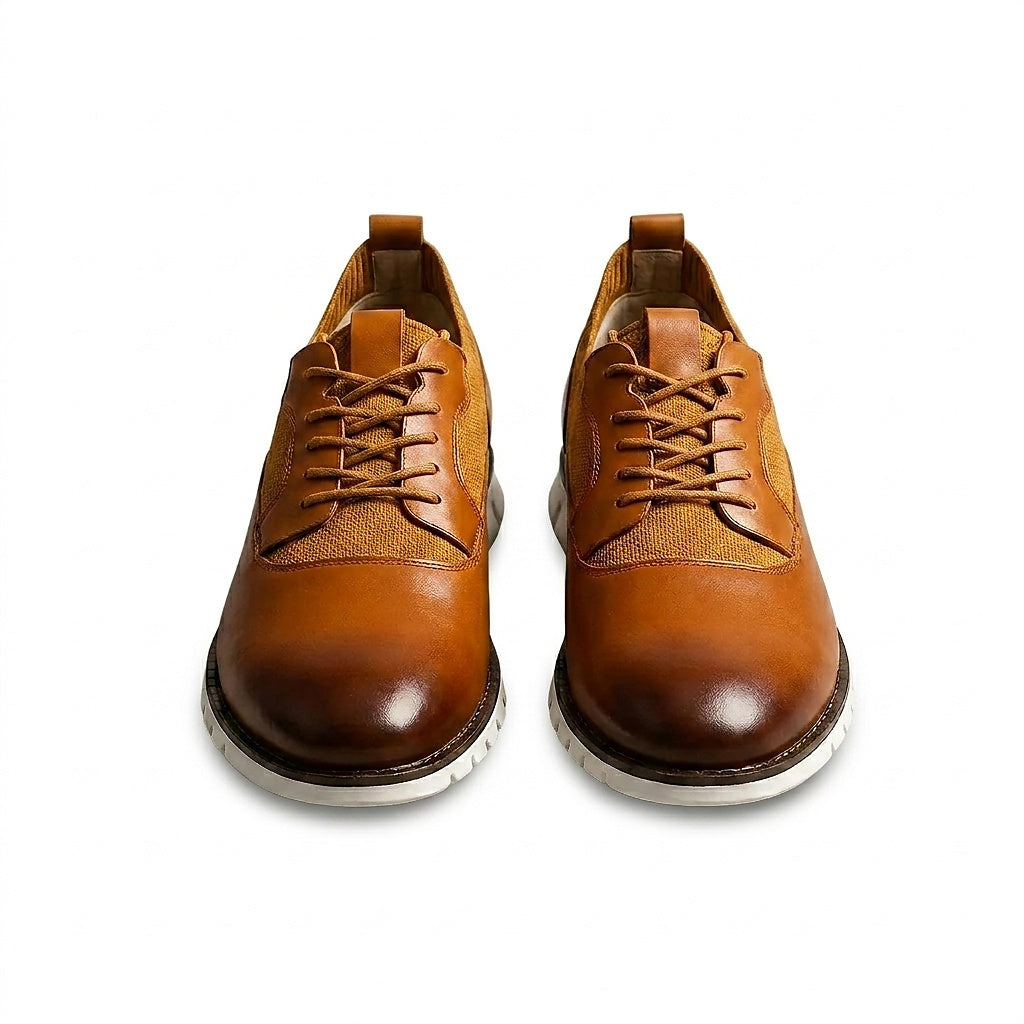 Baskets à lacets pour homme avec panneaux texturés 1