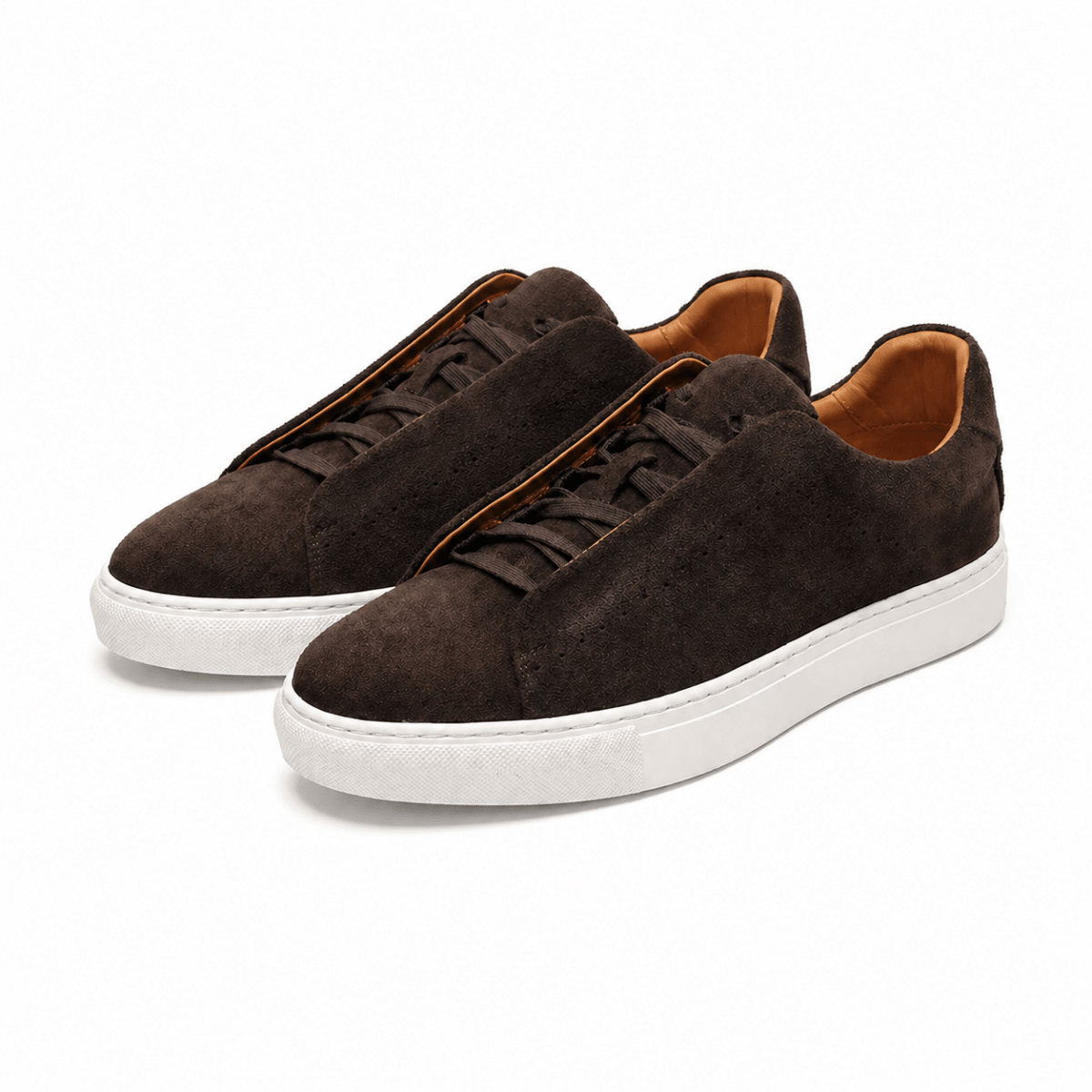 Baskets basses en daim pour homme 1