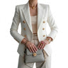 Blazer ajusté pour femme avec boutons dorés 1